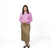 A-line Khaki Skirt
