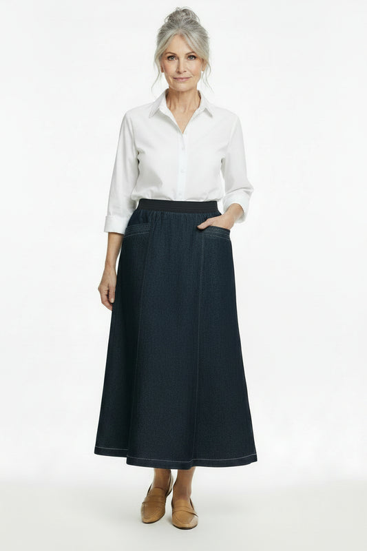 Andrea2 Denim Skirt