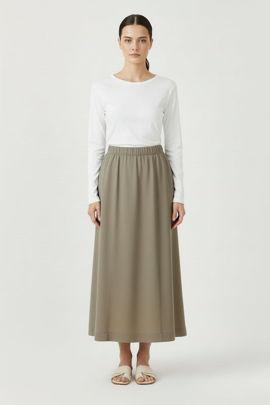 Classic Panel Antique Gray Skirt