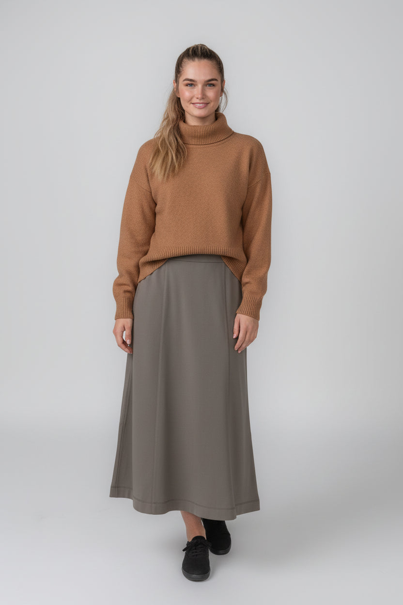 Classic Panel Antique Gray Skirt