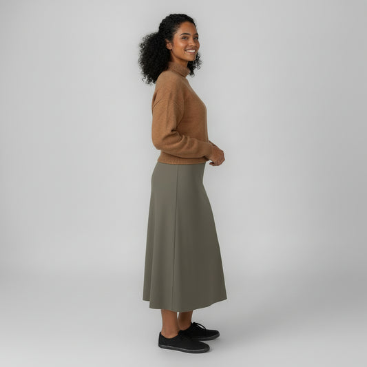 Classic Panel Antique Gray Skirt