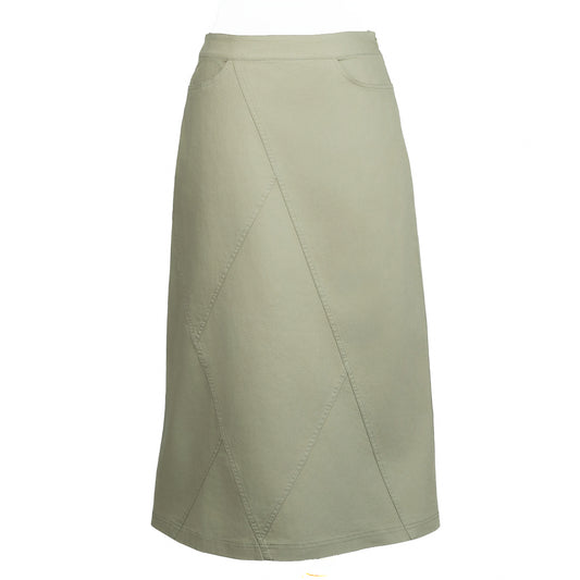 Diamond Seams Skirt Seafoam