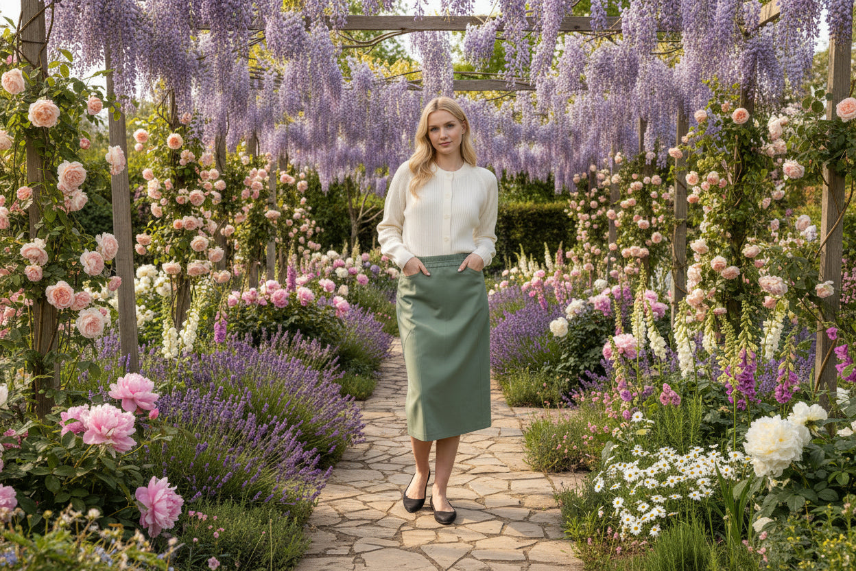 Ivy Skirt Hunter Green