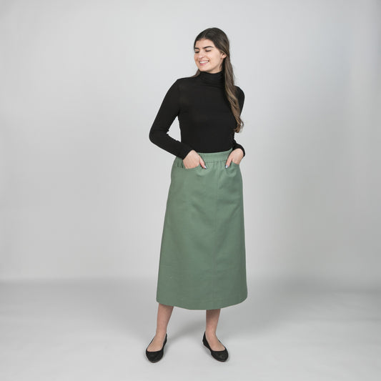 Signature Skirt Hunter Green