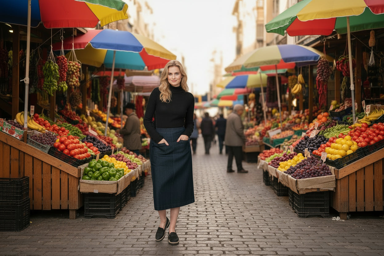 nC Classic Denim Skirt