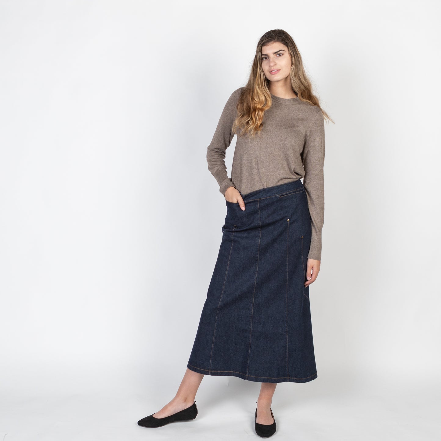 No Ziggy Skirt Denim Blue