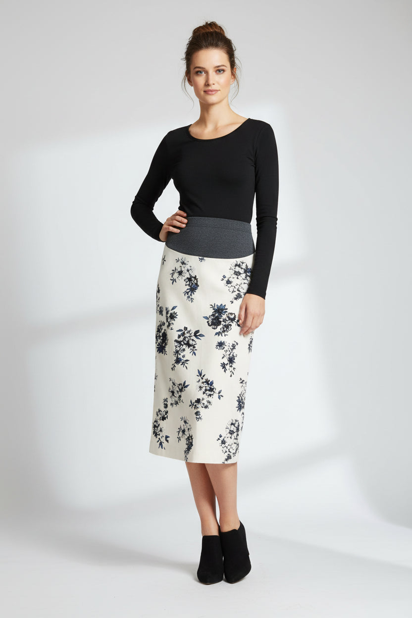Modest long maternity skirts never looked or felt so good