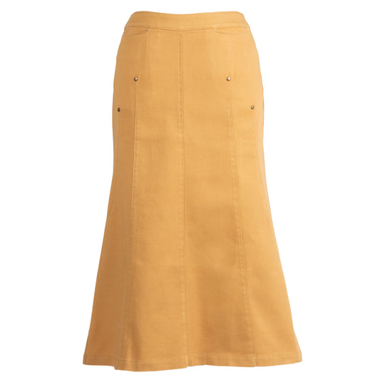Modest long skirt in Autumn Fall Color  or Mustard Yellow
