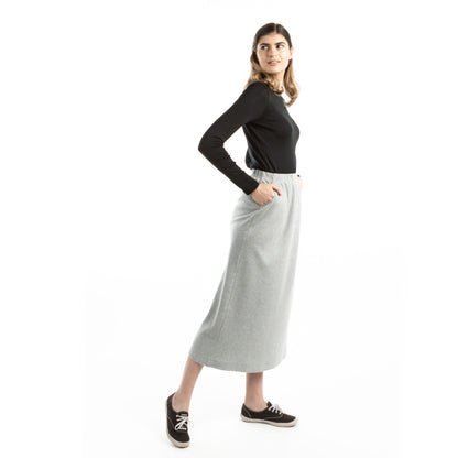Sporty Comfort Gray Skirt