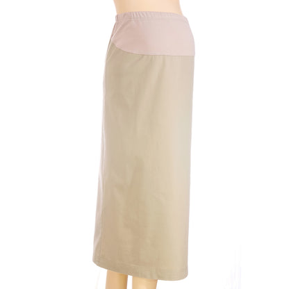 Maternity A-Line Khaki Skirt