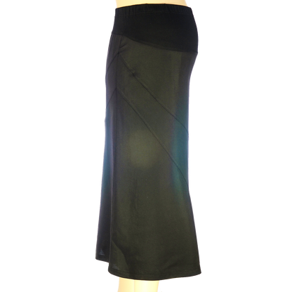 Maternity Skirt Diagonal Black