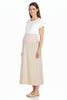 Maternity Skirt A-Line Khaki