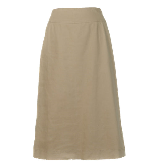 A-line Khaki Skirt