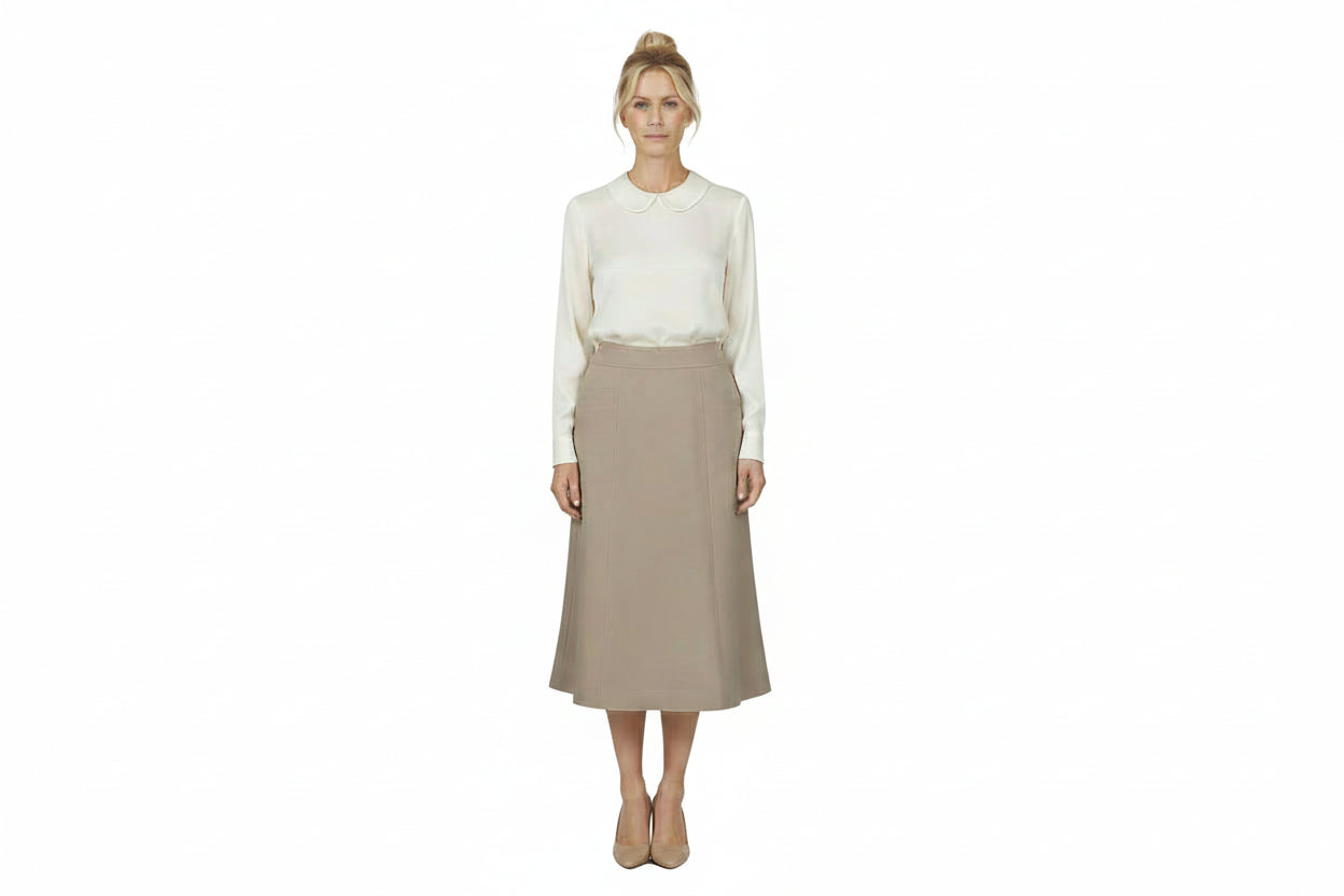 Andrea Khaki Skirt