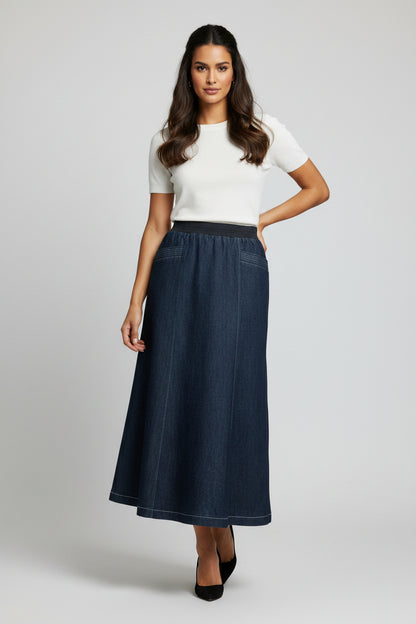 Andrea2 Denim Skirt