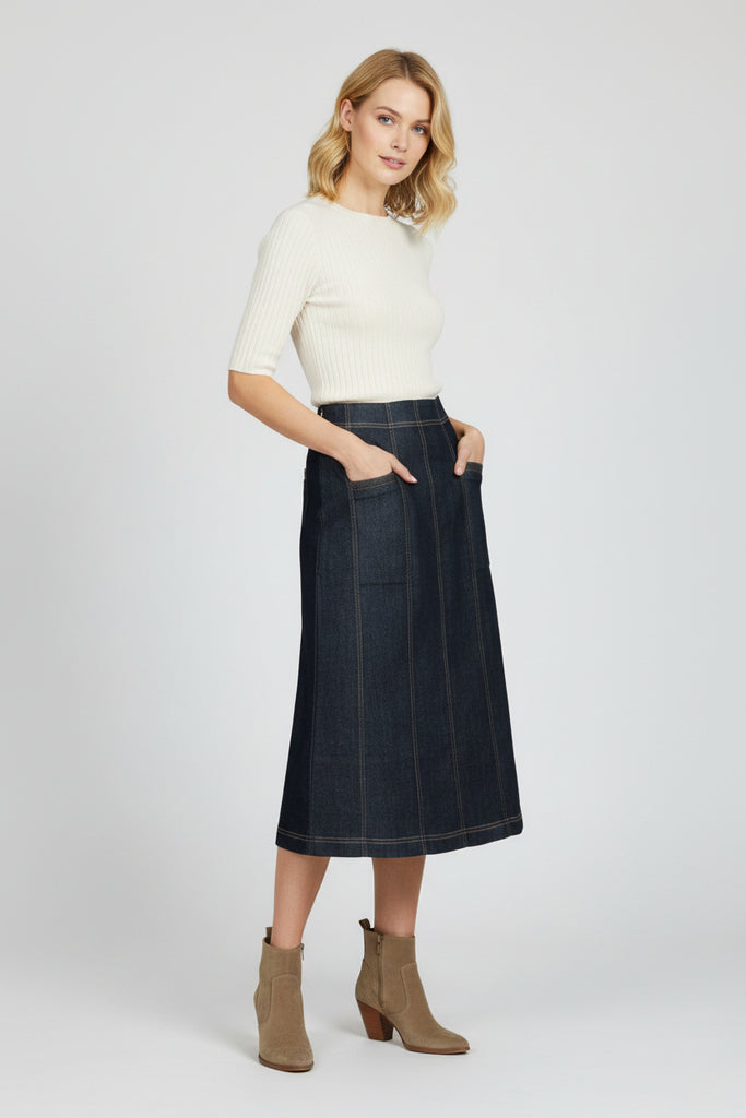 Christa Denim Skirt