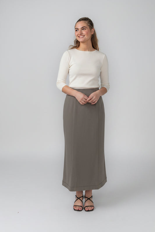 Classic Panel Antique Gray Skirt
