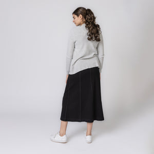 Everyday Comfort Black Skirt