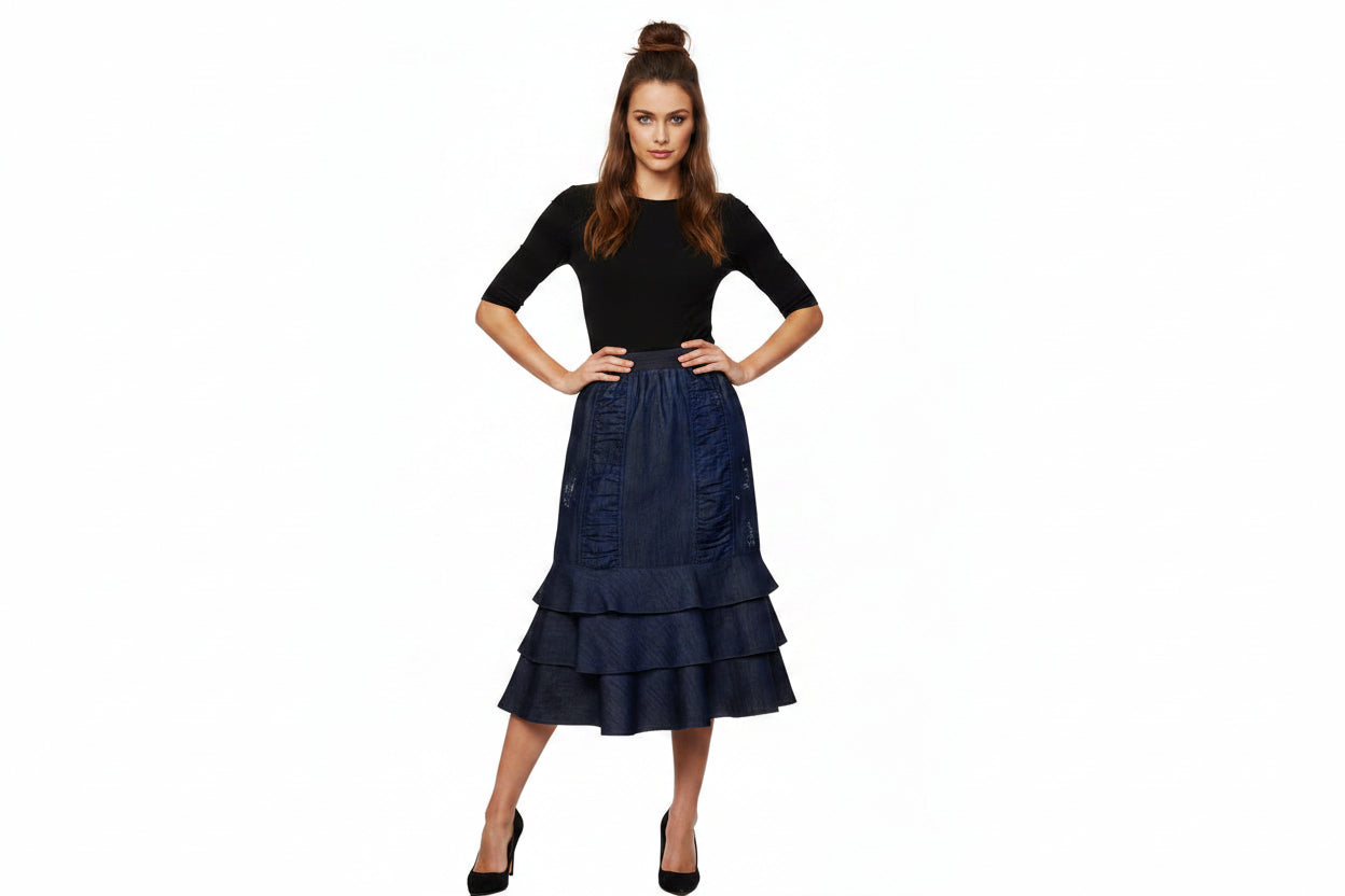 Margot Skirt Indigo
