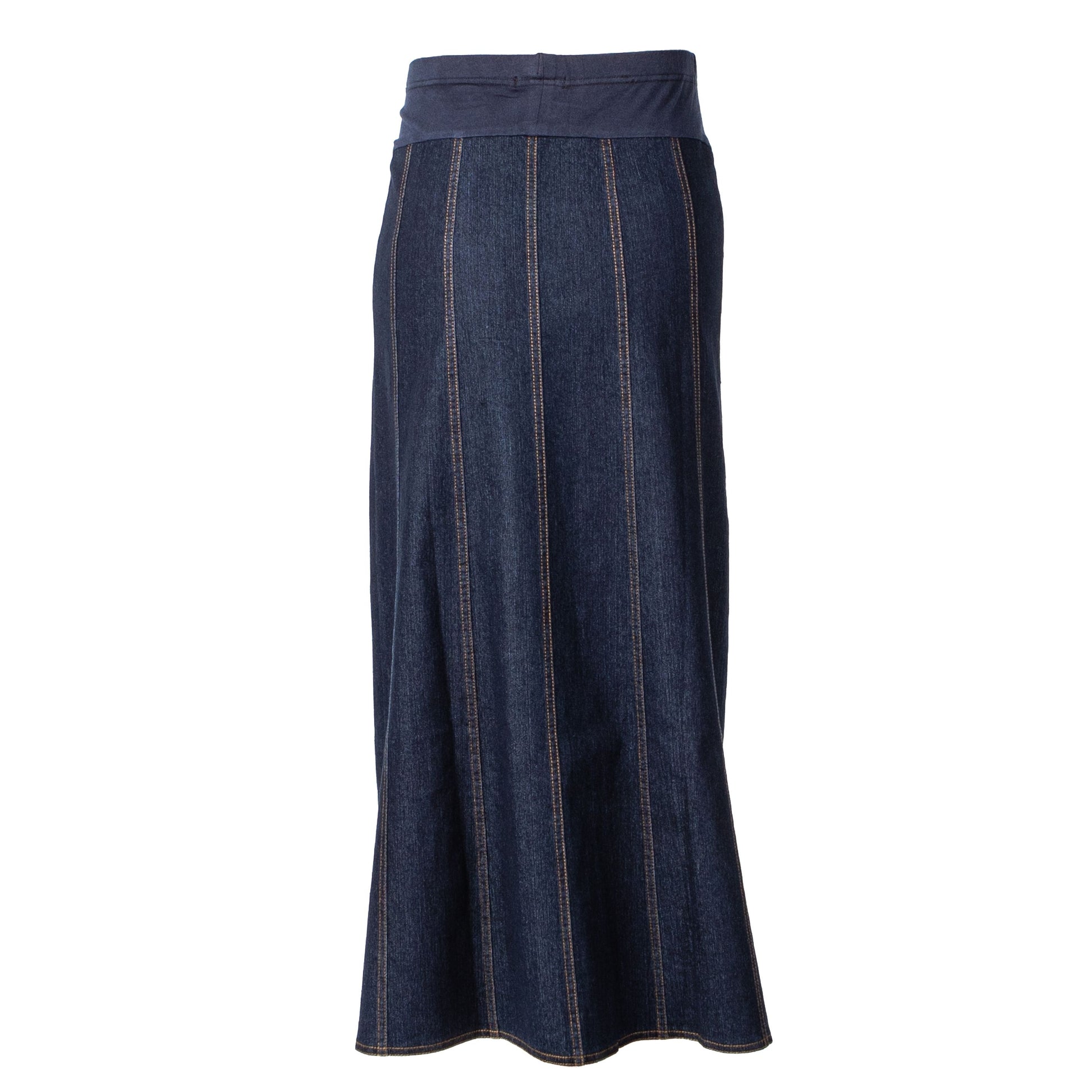 Maternity Skirt Panel Denim