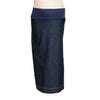 Maternity Skirt A-line Denim Blue