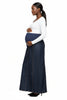 Maternity Skirt - Multi Panel Denim
