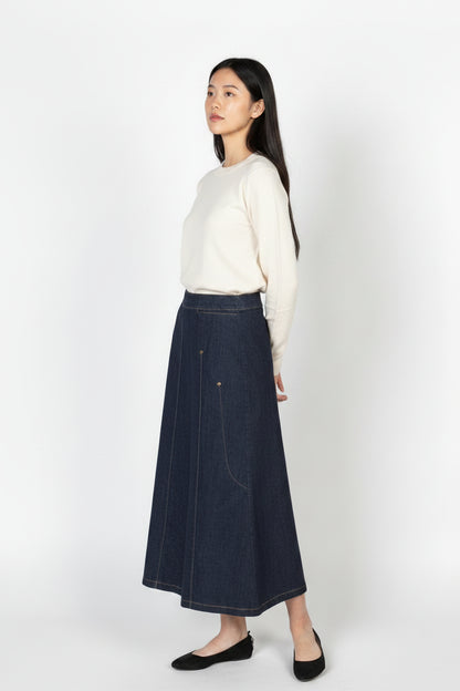 No Ziggy Skirt Denim Blue