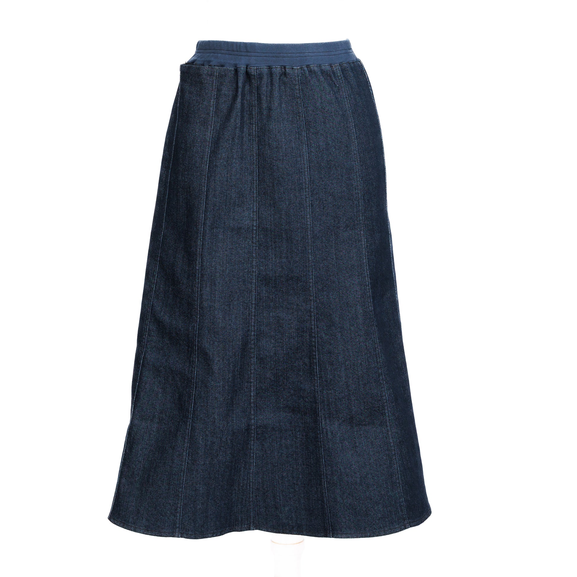 Panel Denim Blue Skirt