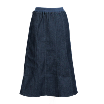 Panel Denim Blue Skirt