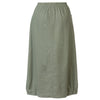 Sage Pockets Elastic Hem Skirt