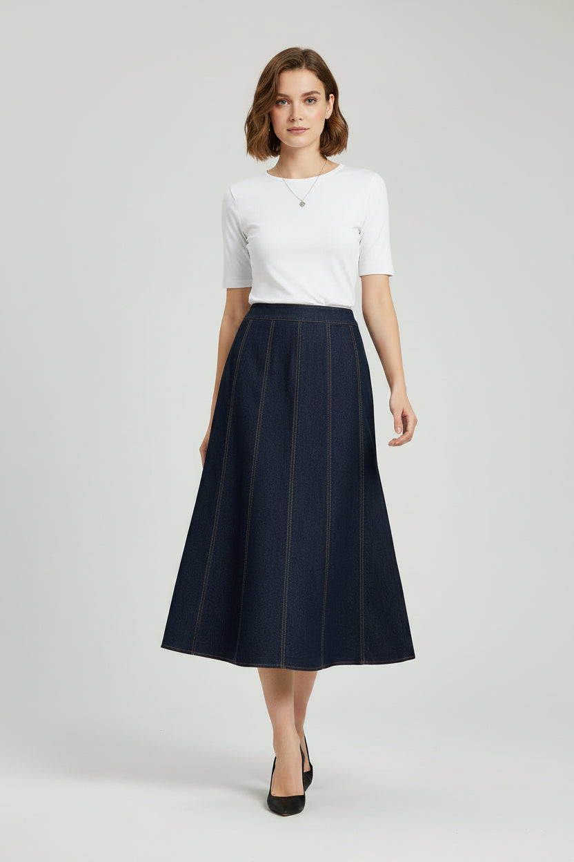 Sandra Denim Skirt