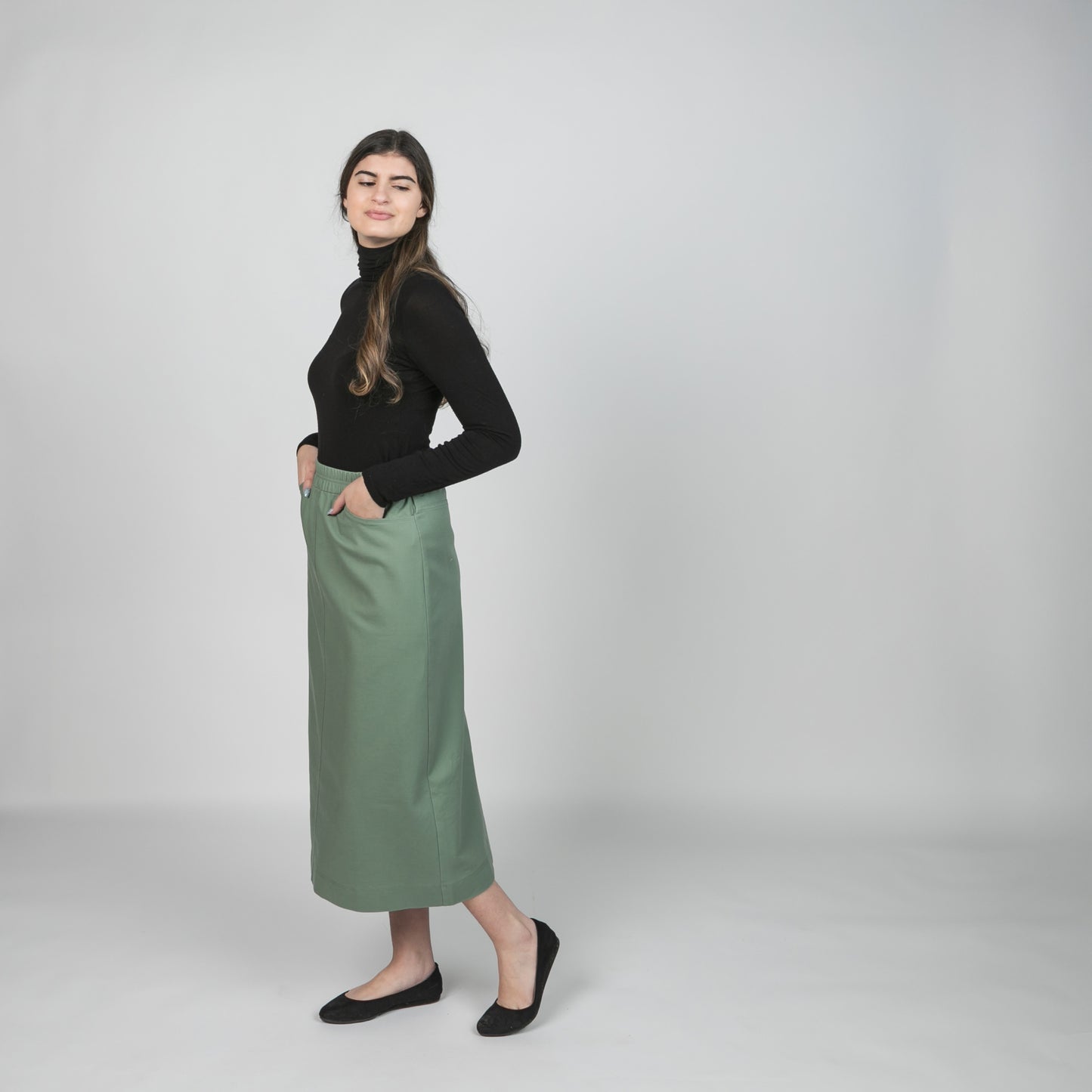 Signature Hunter Green Skirt