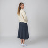 Navy Panel Comfort Skirt