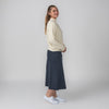 Navy Panel Comfort Skirt