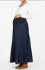 Maternity Skirt Denim Triple Peaks