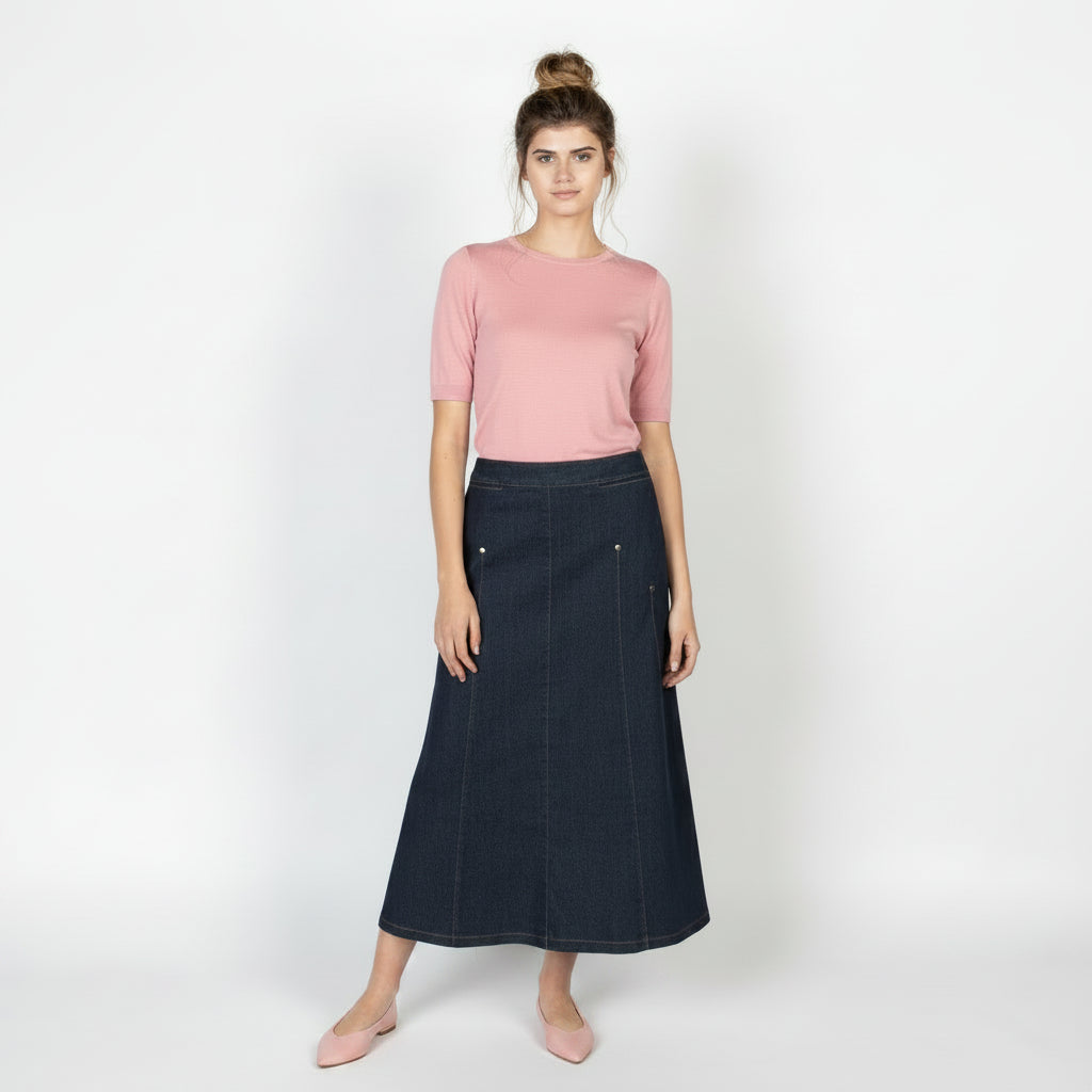 No Ziggy Skirt Denim Blue