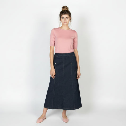 No Ziggy Skirt Denim Blue