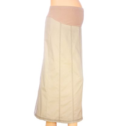 Maternity Panel Khaki Skirt