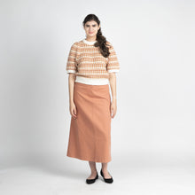 A-line Almond Rose Skirt