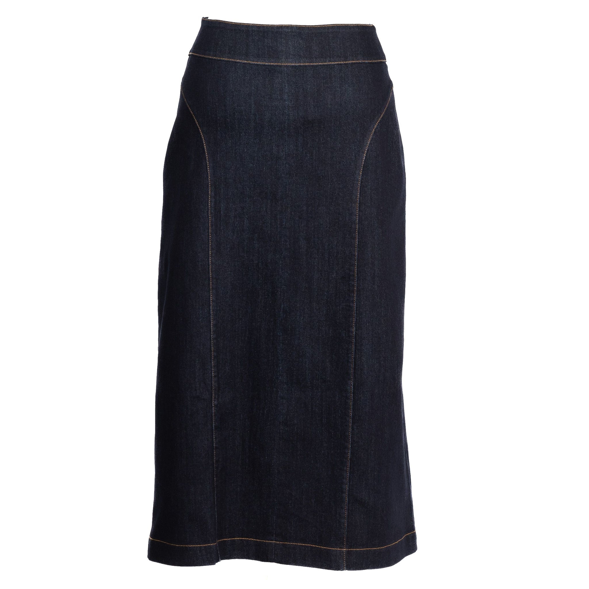 Denim Midi Skirt Women, Denim Skirt Elastic Waist, Denim Skirt A Line, Denim  Skirt Light Blue, Denim Skirt Black, Denim Skirt Tummy Control - Etsy