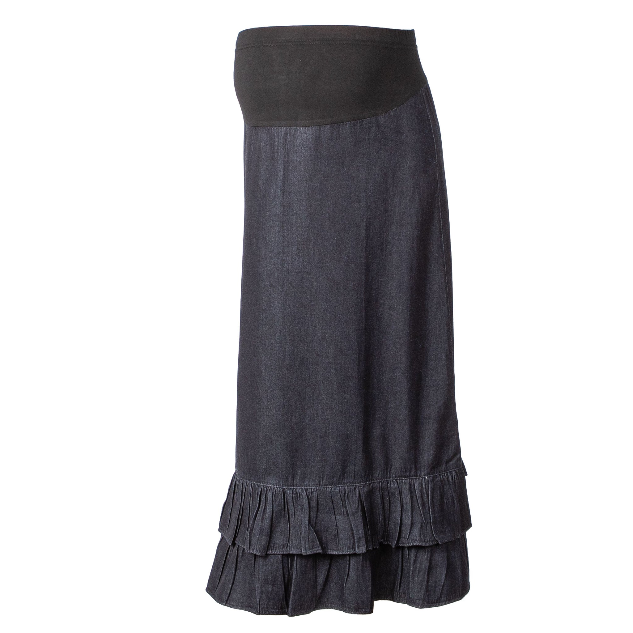 Maternity Double Ruffle Modest Skirt – newCreation Apparel