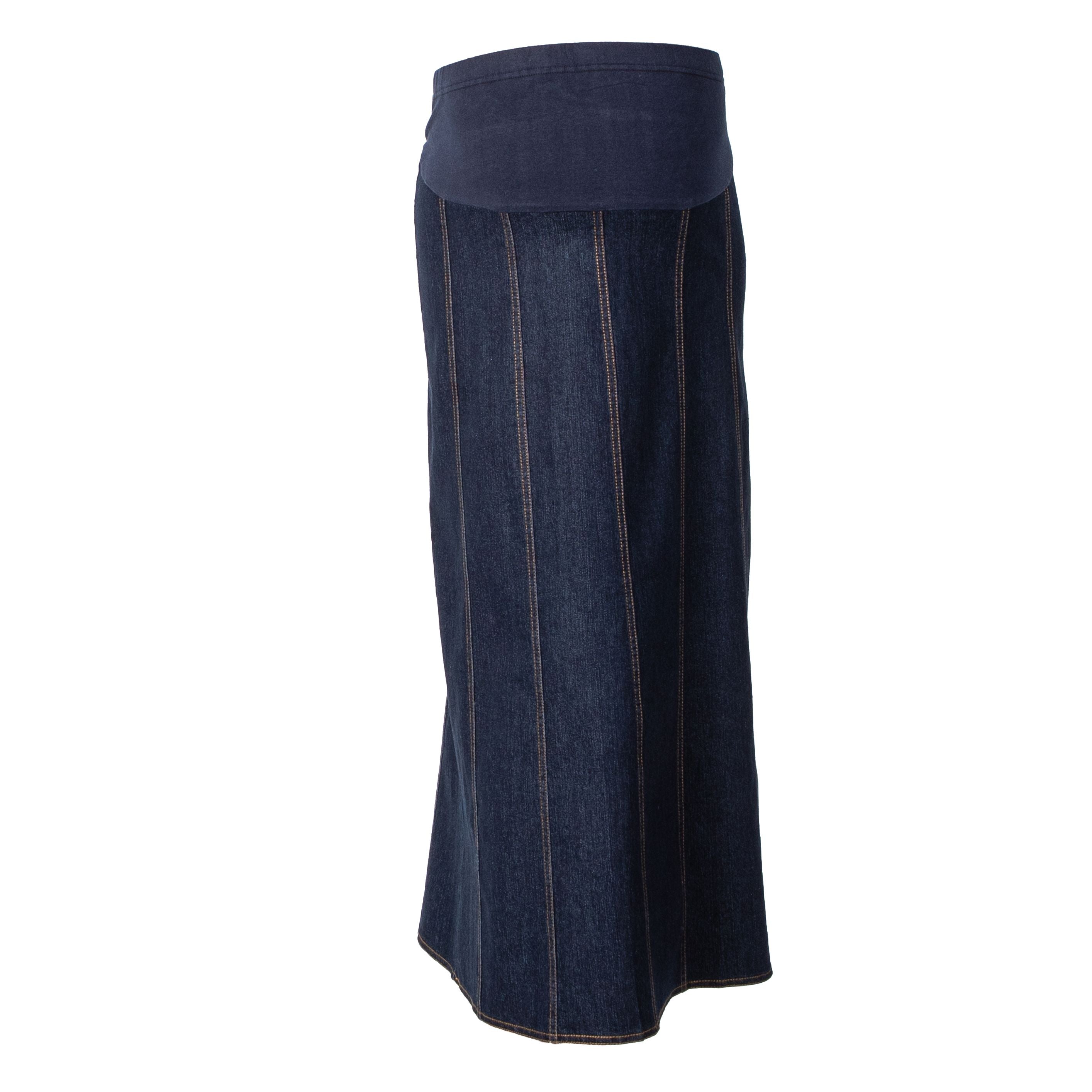 Kendall ~ Vintage Long Denim Skirt *Final Sale* | Frou-Frou Collection