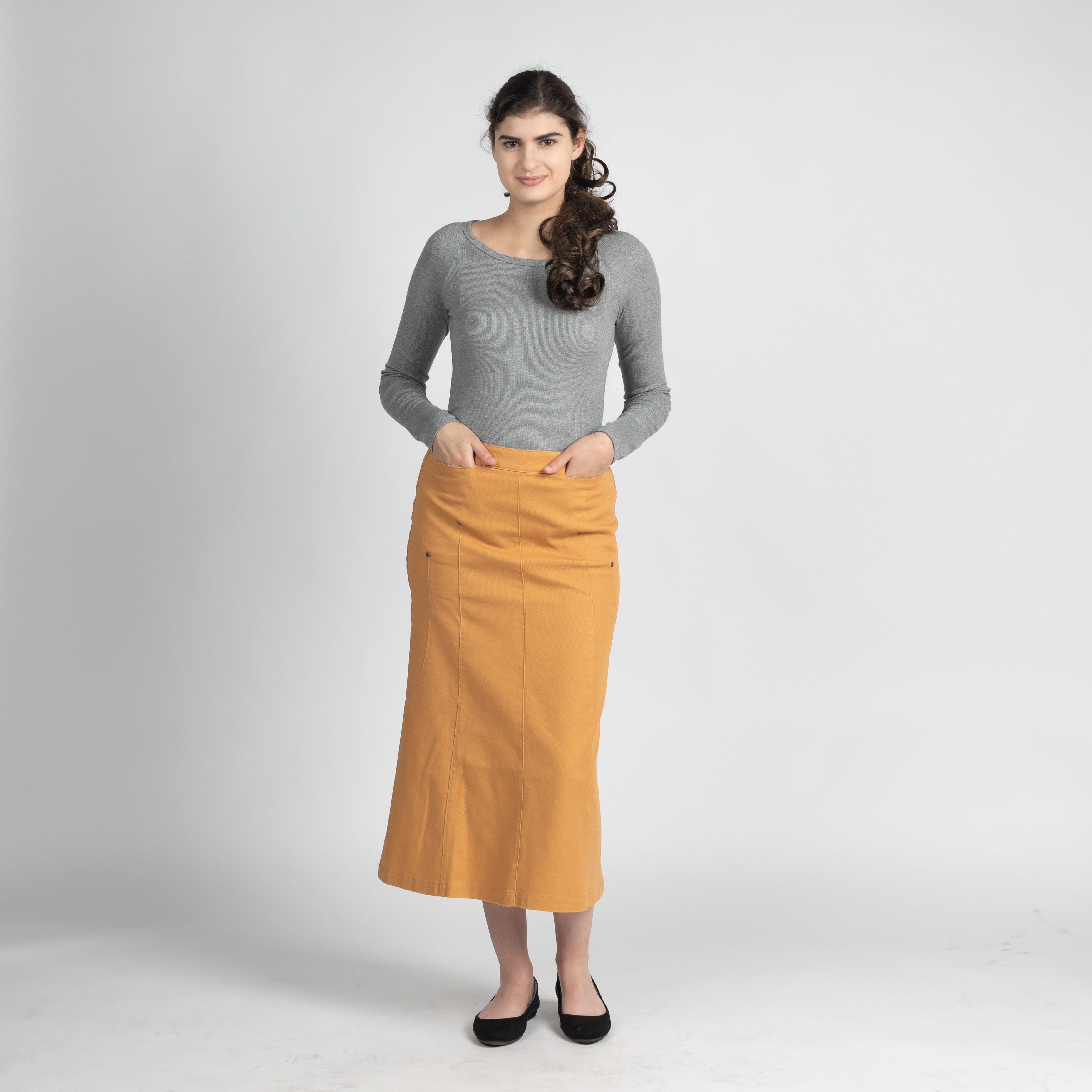 Yellow Distressed Denim Mini Skirt | Skirts | PrettyLittleThing USA