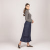 Unusual Ruffles Denim Skirt