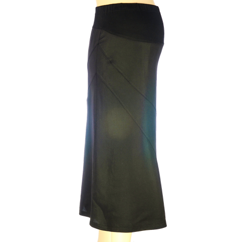 Maternity Skirt Diagonal Black