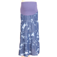 Maternity Skirt Tiered Tie Dye