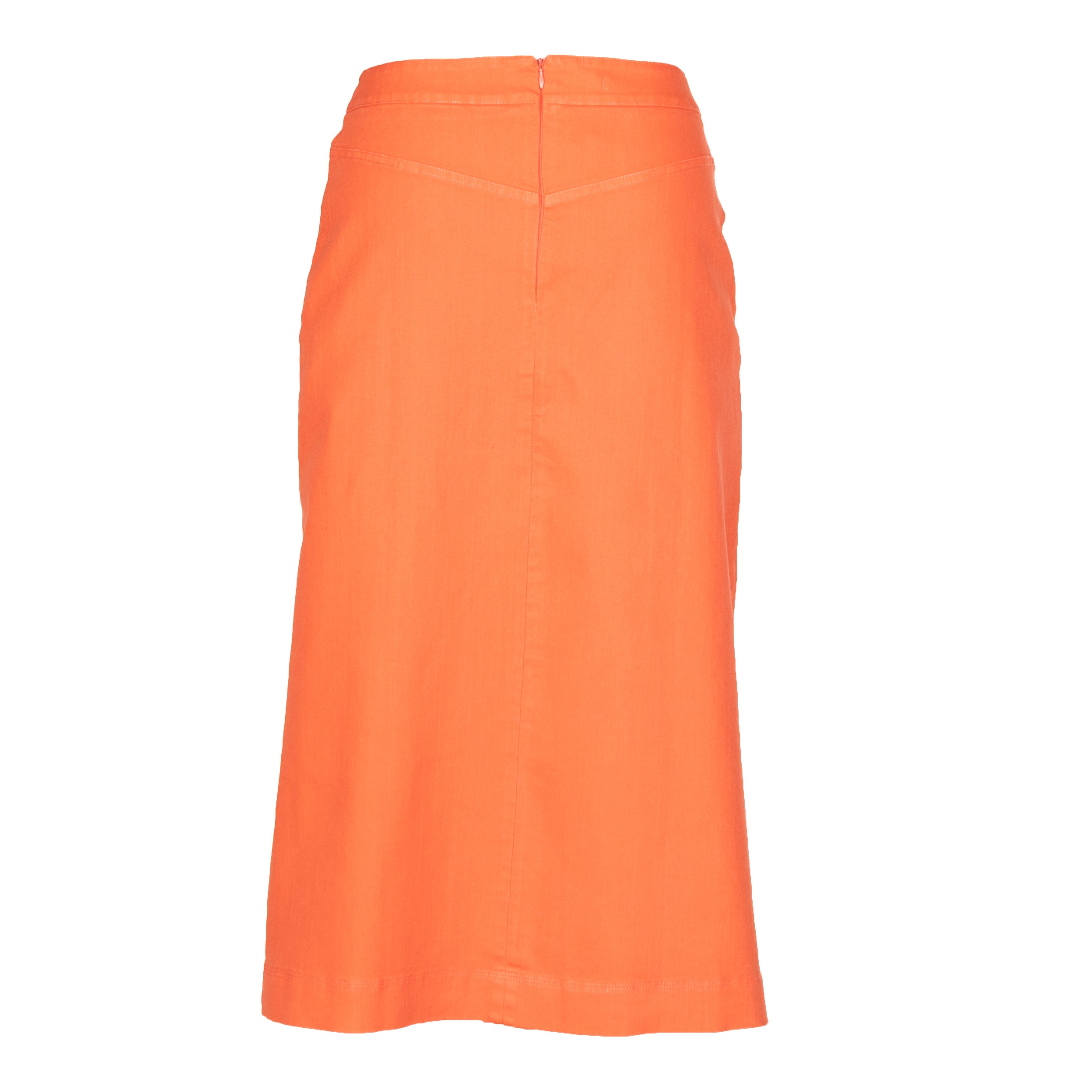 nC Classic Orange Red Denim Skirt – newCreation Apparel